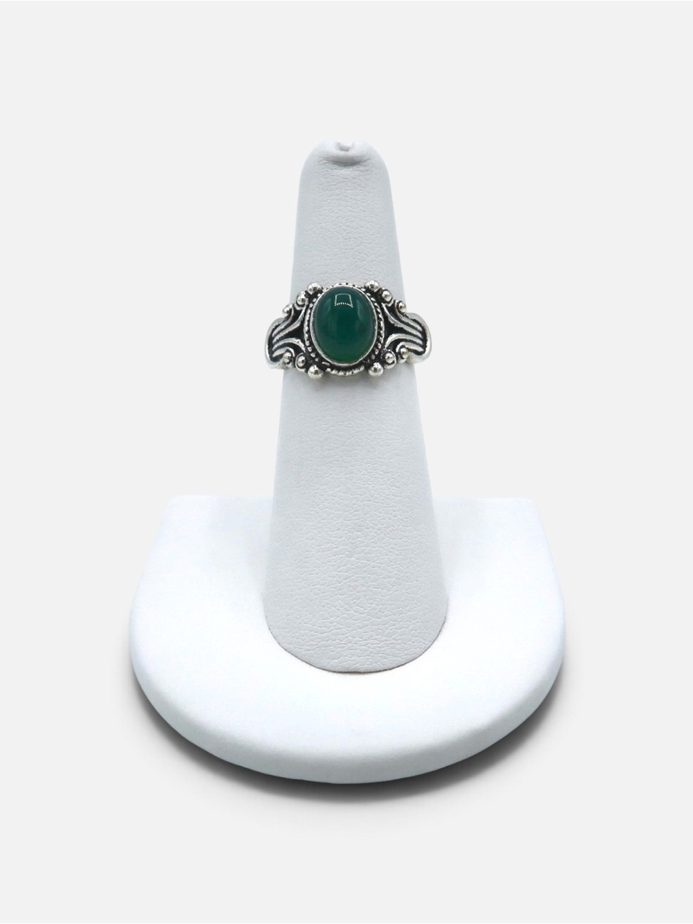 VINTAGE IMPERIAL JADE RING - Picture 4 of 4